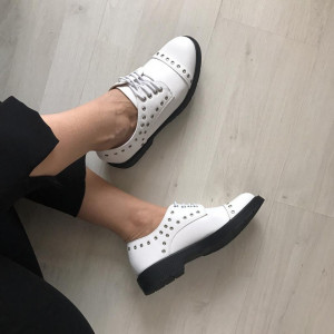Pantofi Casual FN362 WHITE R1/8/2 - Img 2
