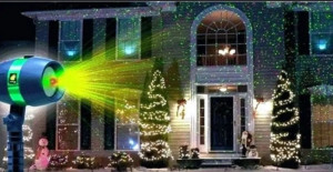 Proiector Laser Light cu 3000 Puncte Luminoase Verzi si Rosii Pentru Exteriorul Casei - Img 7