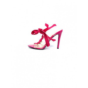 Sandale cu toc SQ 1637 Fuchsia R3/4/2 - Img 2