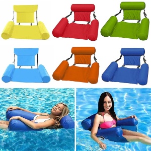 Scaun gonflabil pliabil pentru piscina