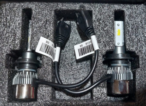 Set 2 Becuri auto cu led H7 , Led Headlight ,80W, 8000LM, 6000k - Img 3