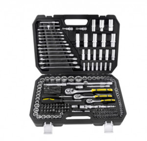 Set 216 Tubulare, Kraft Pro XWT 216, 1/2 inch, 1/4 inch, 3/8 inch