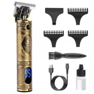 Trimmer Electric Shuke Barber SK-8001 cu lama metalica- ideal pentru contur sau barba Lama-T, Cod 0320SBN - Img 3