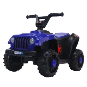 ATV Electric Pentru Copii, Acumulator 6V, 4.5 AH 1 Motor 25W, cod 4188, Albastru