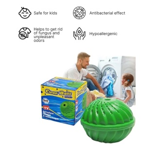 Bila Ecologica Pentru Masina De Spalat, 1500 Spalari, reduce consumul de DETERGENT, Eco Wash Ball-Sustenabil, Prietenos cu Mediul - Img 4