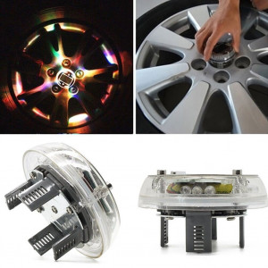 Capac cu LED pentru jante cu incarcare solara - Img 4