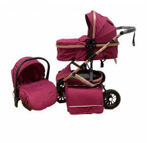 Carucior 3 In 1, T2, Scoica, Landou si Sport, Reversibil Si Cu Suspensii T2 Mov