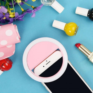 Inel Luminos Pentru Selfie, Accesoriu LED Tip Clips Pentru Telefon - Img 4