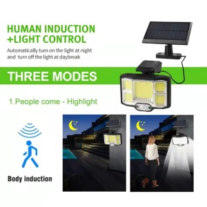 Lampa Solara cu Telecomanda, 5 Celule, 168 COB, JD-2168B-A - Img 2