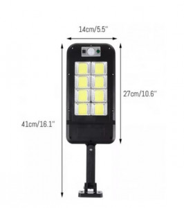 Lampa Solara de Perete 160 SMD, HS 8013(COB)C senzor de miscare - Img 3