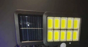 Lampa Solara GL 10 COB, cu senzor de miscare, panou solar - Img 3
