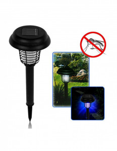 Lampa Solara LED Bug Zapper cu lumină UV Anti insecte - Img 3