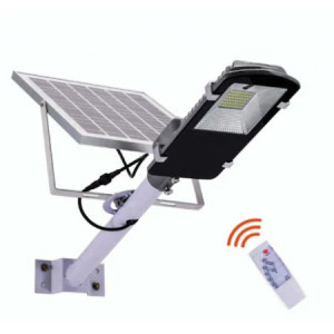 Lampa Stradala Proiector LED cu Incarcare Solara Jortan, 1 cadran, 100W, cu telecomanda - Img 1
