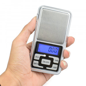 Mini cantar Pocket Scale de buzunar, pentru bijuterii cu afisaj LCD, Mh 200g - Img 3