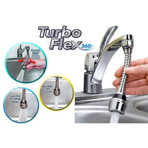 Prelungitor flexibil universal pentru robinet Turbo Flex - Img 1