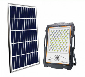 Proiector LED cu panou solar,100W, Solar Light - Img 2