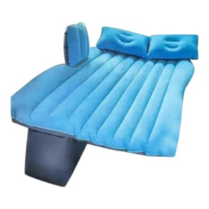 Saltea auto gonflabila pentru masina, 86 x 40 x 135 cm,Albastru
