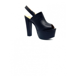 Sandale Platforma, Toc inalt, DAS 18 BLACK R3/6/4 - Img 3