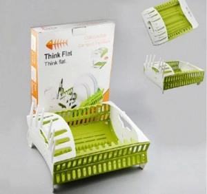 Suport de Vase Pentru Bucatarie, Think Flat, Verde/Alb - Img 1
