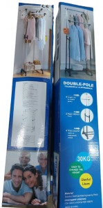 Suport Dublu Pentru Umerase si Pantofi, Reglabil, Double Pole - Img 5