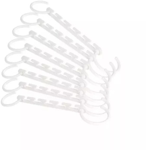 Suport organizator pentru umerase Triples Closet Space, 8 bucati