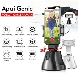 Suport smart pentru telefon tip robot cameraman, urmarire automata a persoanelor/obiectelor, rotatie 360° - Img 3