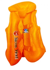 Vesta de Salvare Gonflabila NO-B, Pentru Copii, Marimea S, Culoare Portocalie