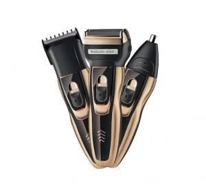 Aparat 3in1 pentru ras/tuns, Daling, DL-9007, Negru/Auriu - Img 4