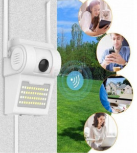 Camera de Supraveghere Jortan Wall Camera, IP Wireless cu lampa 32 LED ,JORTAN - Img 3
