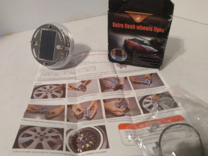 Capac cu LED pentru jante cu incarcare solara - Img 5