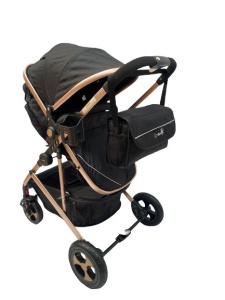 Carucior 2 in 1 Reversibil, Landou si Sport, L-Sun F8 Negru - Img 2