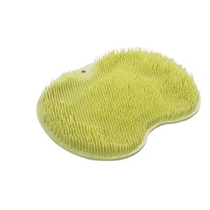 Covoras pentru baie sau dus, din silicon pentru masaj, antiaderent, verde