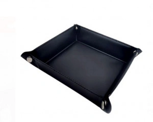 Cutie Pliabila Pentru Obiecte Personale, Neagra, Dimensiune 13x13cm