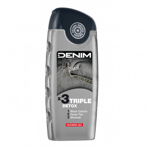 Gel Dus Barbati DenimBlack x 3Triple Vigor, 250ml