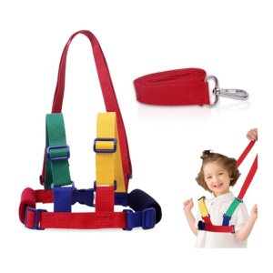 Ham pentru copii, Ajustabil, curele detasabile, 1-5 ani, 1.2 m, Multicolor - Img 4