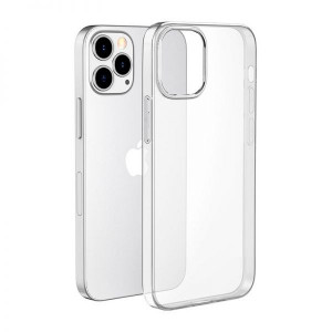 Husa iPhone 12 Pro Max, din Silicon pentru Spate, Transparenta