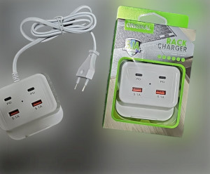 Incarcator Priza 5.1A, cu 2 porturi USB Smart Charger - Img 1