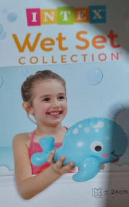 Jucarie Gonflabila pui Balena Pentru Plaja si Piscina, 24x14cm