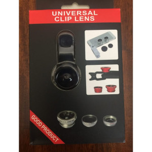 KIT Obiectiv-Lentila Universala Pentru Telefon Clip Lens 3 In 1 - Img 2
