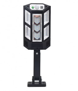 Lampa Solara Stradala PP 902T, 43 SMD LED cu telecomanda, senzor miscare, rezistenta la apa, 3 moduri de lumina, senzor de lumina, negru - Img 4