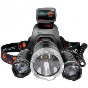 Lanterna, fixare pe cap, 3 LED-uri T6+COB - Img 2