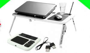 Masuta de laptop multifunctionala e-table , suport usb, Cod0400SBN - Img 2