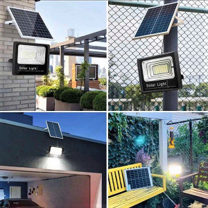 Proiector Solar Jortan, LED SMD 10W cu Panou Solar si telecomanda - Img 2