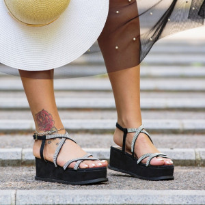 Sandale LS 1690 BLACK SUEDE R1/8/2