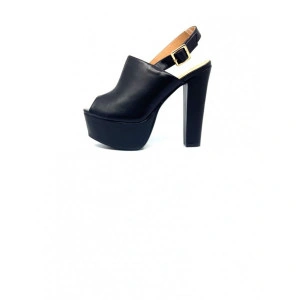 Sandale Platforma, Toc inalt, DAS 18 BLACK R3/6/4