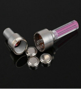 Set 2 Lumini LED Pentru Ventil Cauciuc, Lumina Roz cu , Senzor de Miscare - Img 5
