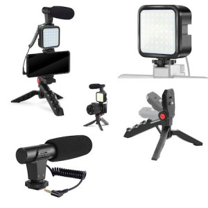 Set de vlogging 4 in 1, pentru smartphone - Img 3