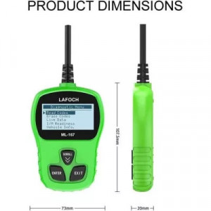 Tester Auto, Diagnoza/Tester ML-167 Lafoch Auto Profesional Universal OBD2 - Img 6