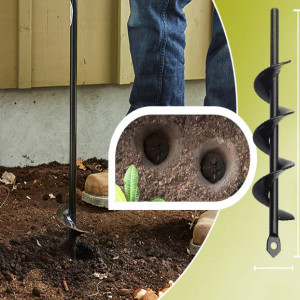 Burghiu Pamant 4x45cm Pentru Bormasina sau Rotopercutor - Img 8