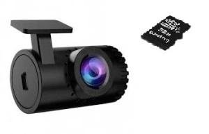 Camera video auto DVR mini F20 ,1080P FullHd ,MicroSD, functie ADAS , conexiune USB, card memorie cadou